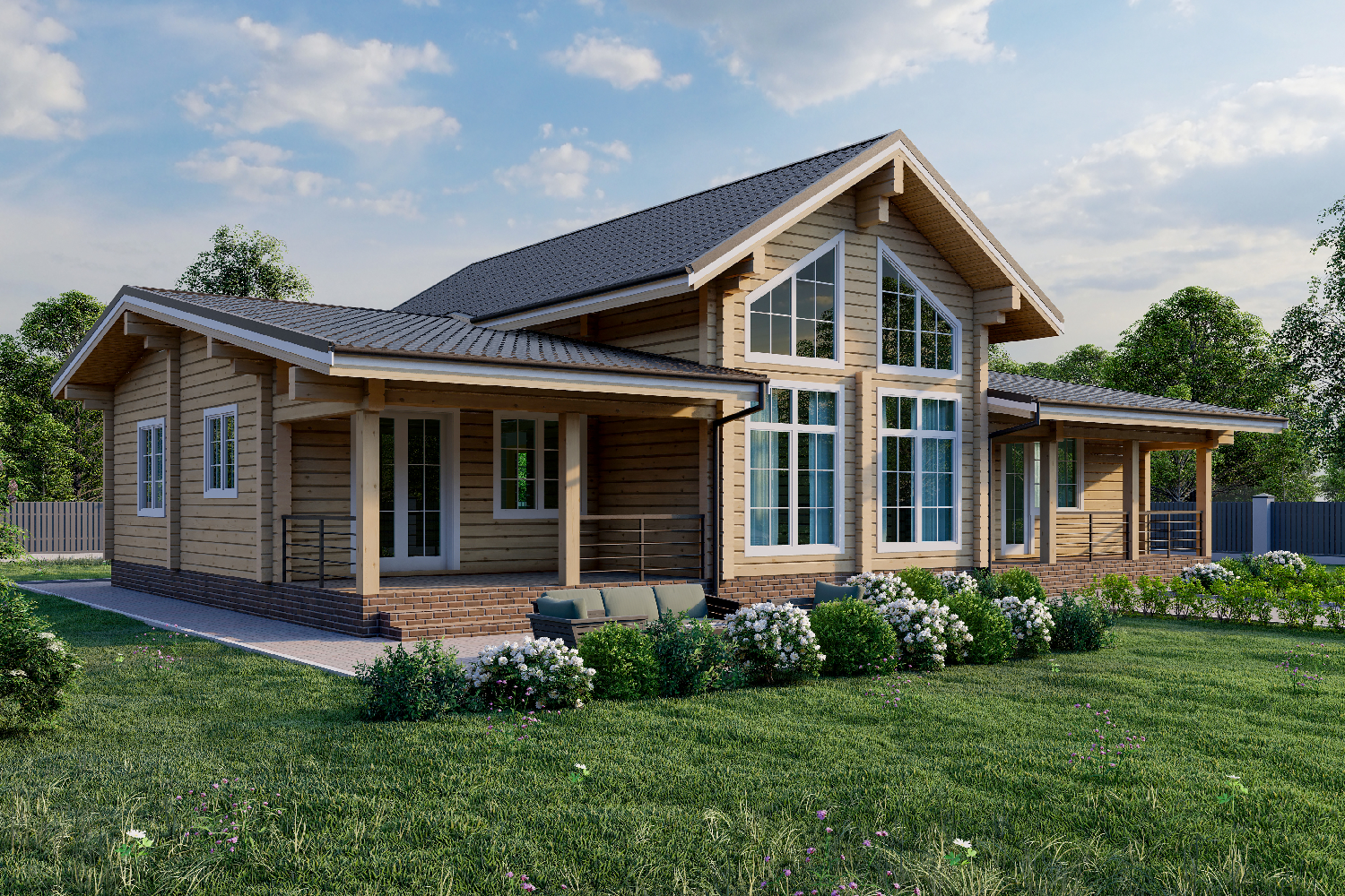 Дом из клееного бруса VZ-462